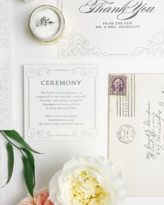 Elegant Wedding Invitation.